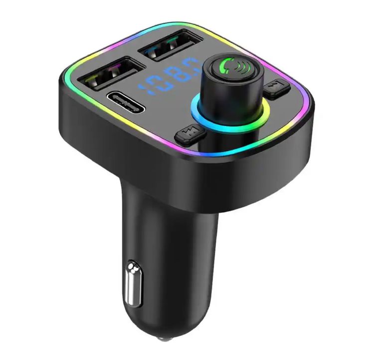 Modulator Auto Car Kit M3 Telefon Bluetooth 2 Usb 1 C si Suport Card