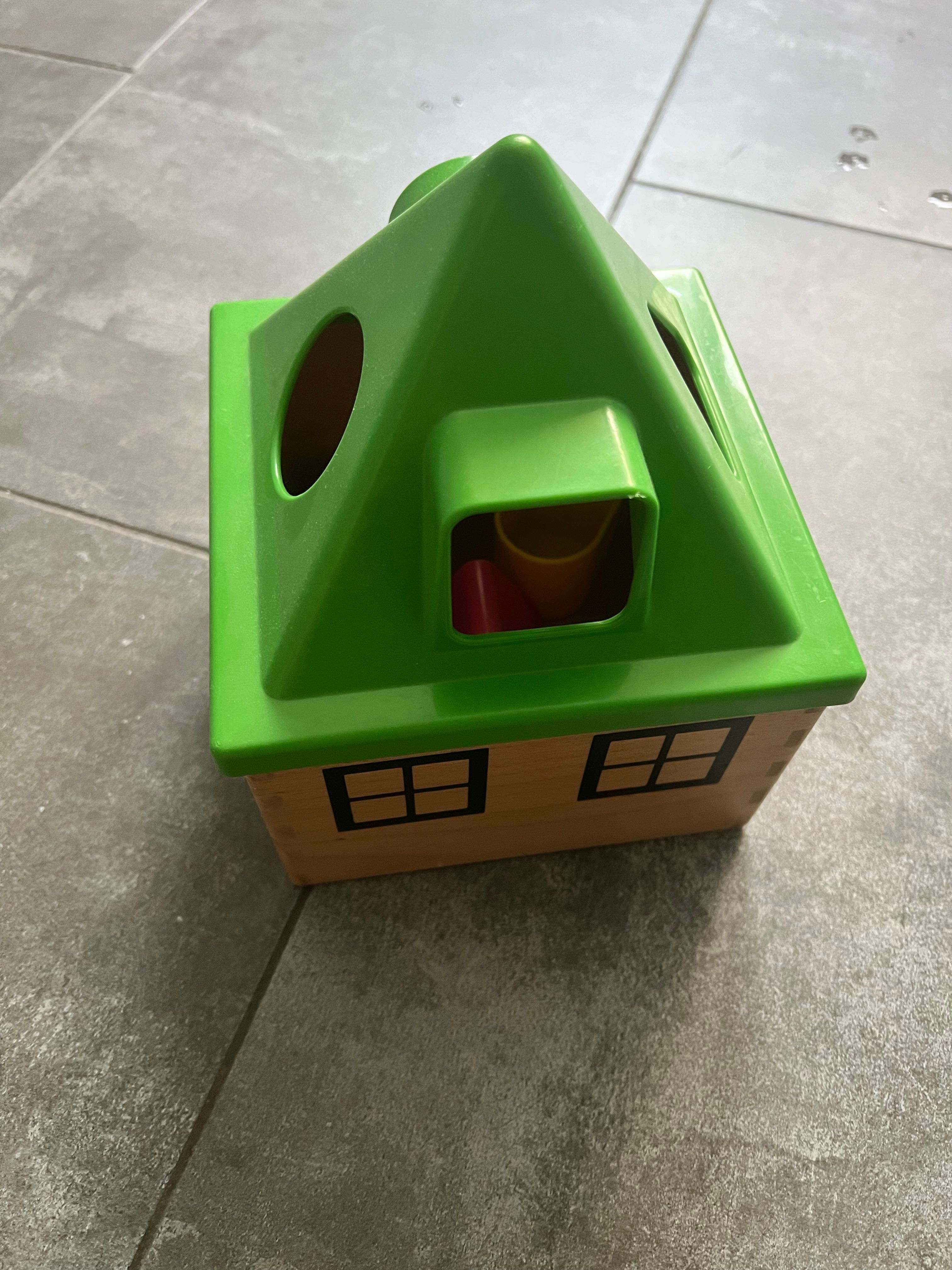 Jucărie (joc) abilități manuale, SORTATOR lemn IKEA, tip casuta