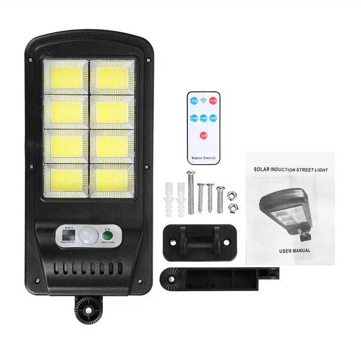 PROIECTOR LED SOLAR JORTAN® 120 Led cu telecomanda si senzor miscare