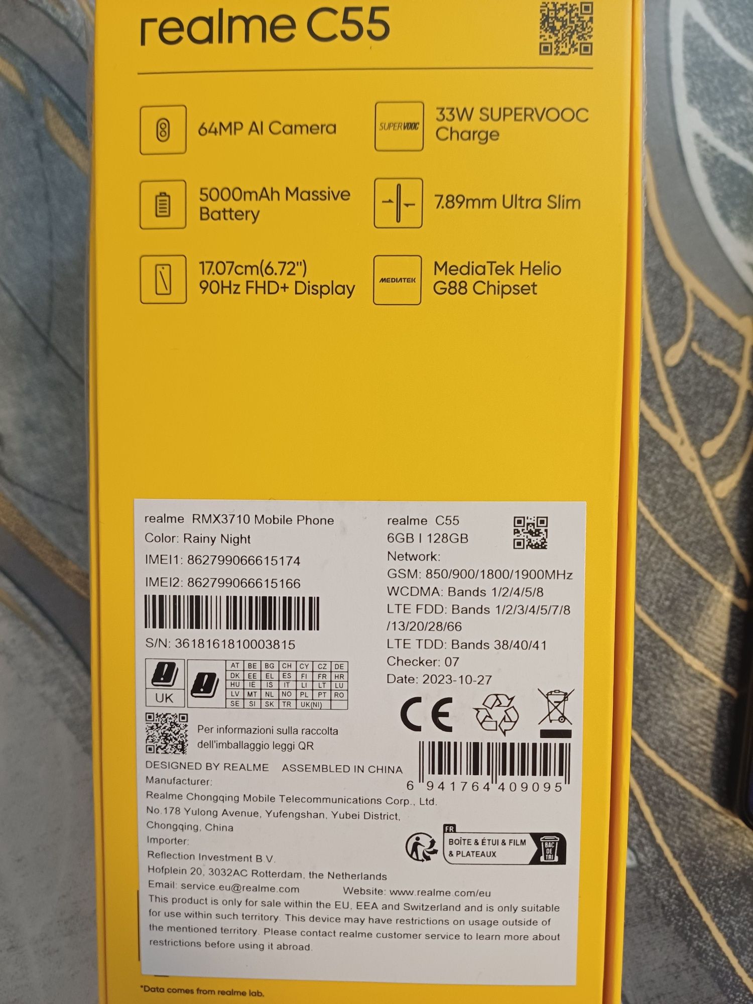 Телефон Realme C55