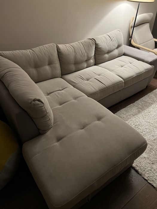 Разтегателен ъглов диван