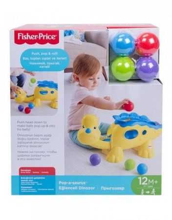 FISHER PRICE Занимателна играчка Динозавър"скачащи топчета "