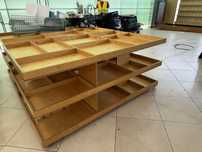 Masa prezentare magazin 210 x 120 x 92, concept special