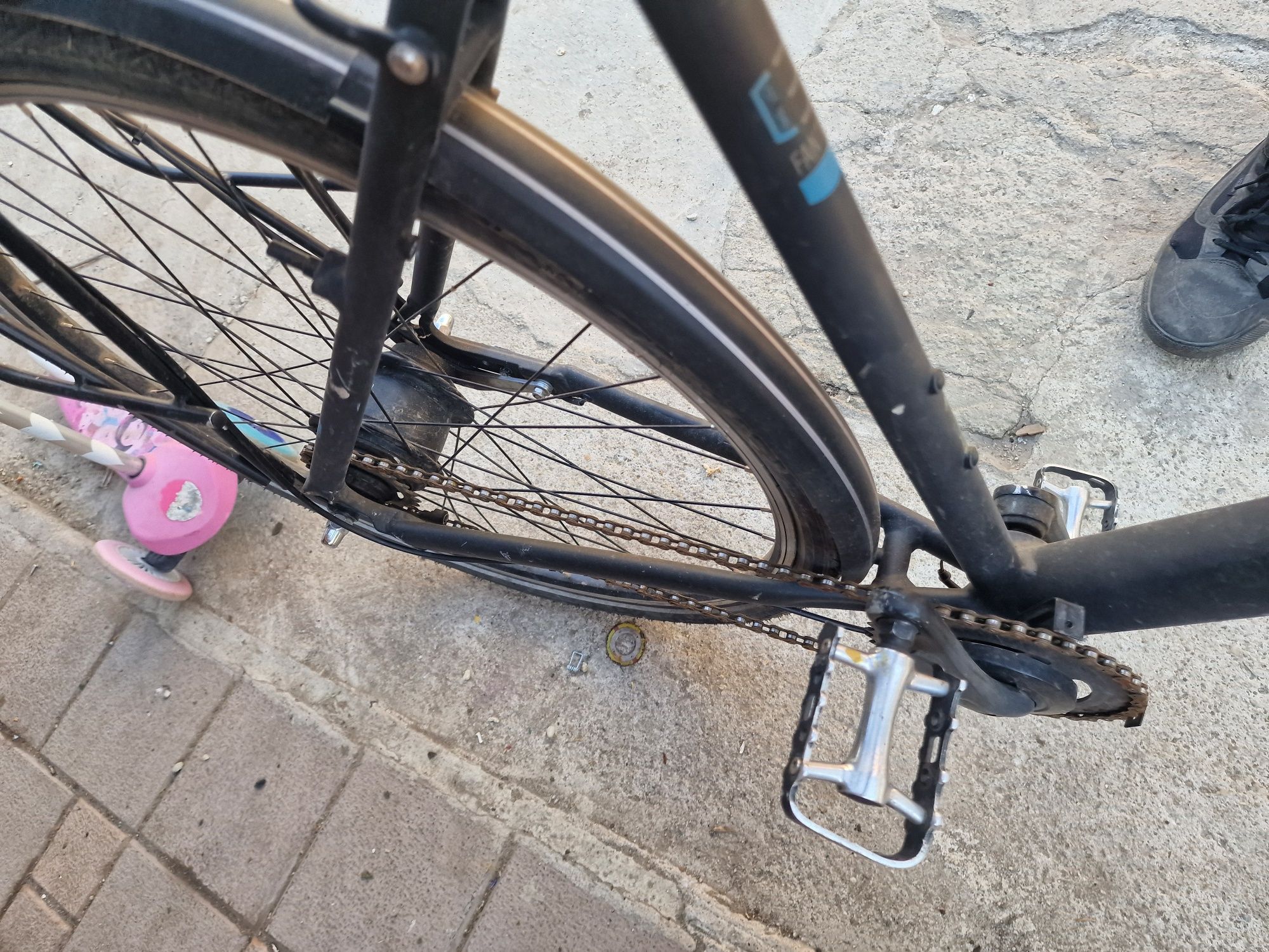Bicicleta Gudereit cadru mare cu Suspensie FATA Sch in butuc