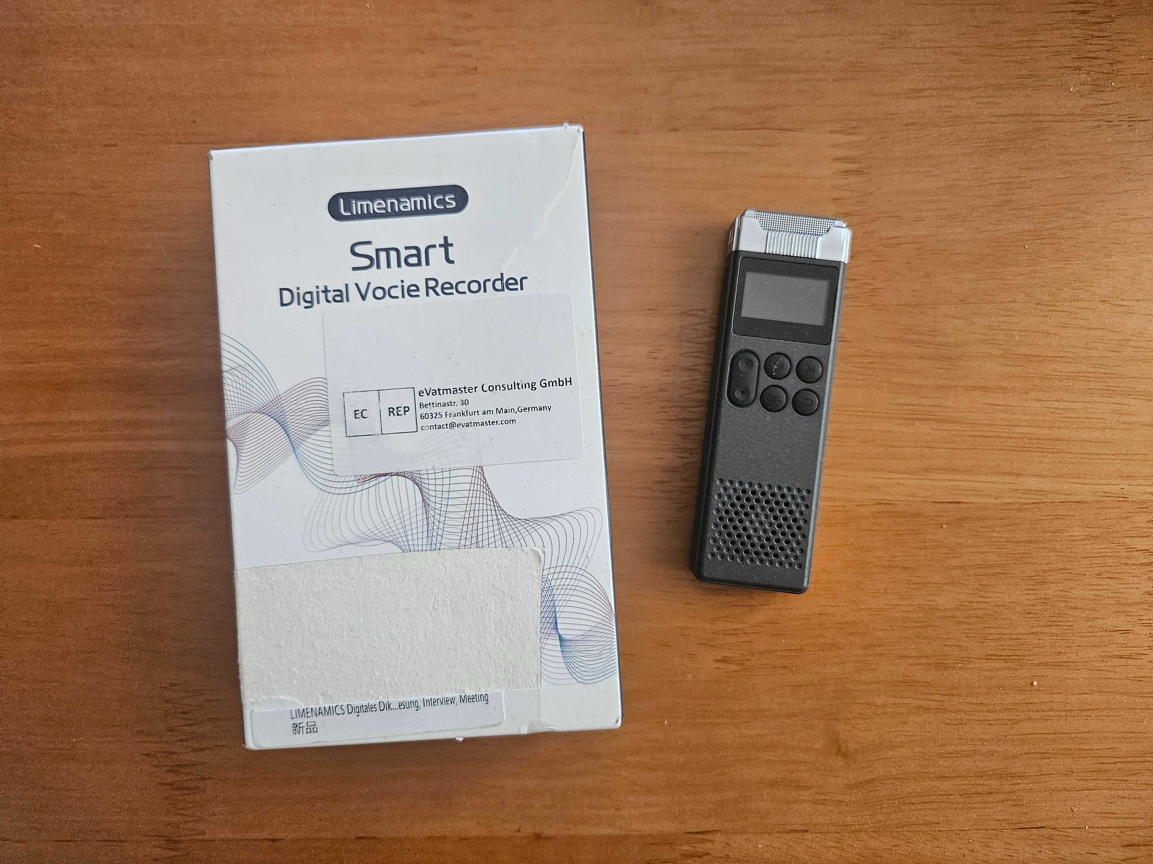 диктофон limenamics smart digital voice recorder 32gb