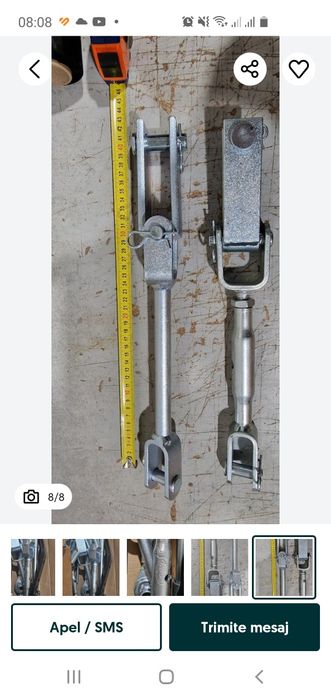 Kit tiranti pentru tractorase de 15- 40 cp