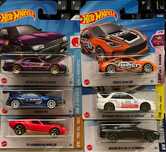 Hot wheels Nissan, Subaru, Toyota, Lamborghini