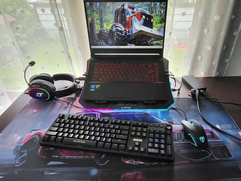 Setup de gaming.