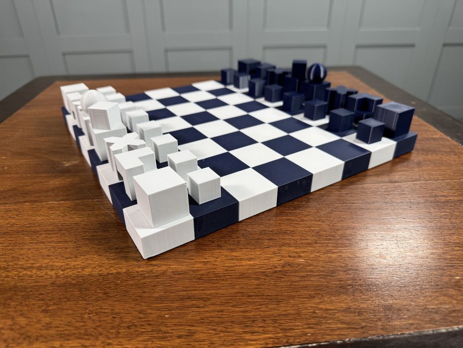 Шахмат в стил Bauhaus КК012