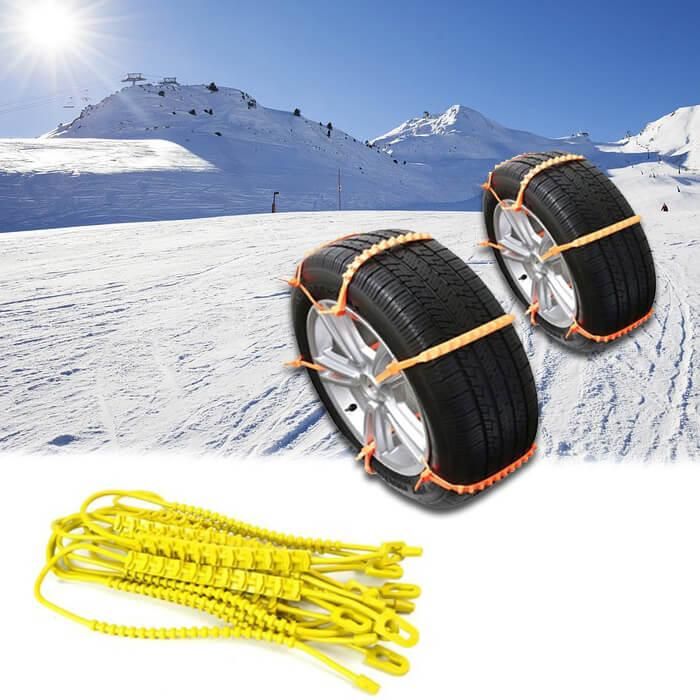 вериги за сняг, лед и кал ново поколение пластмасови за гуми от 14 ...