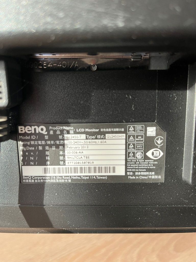 Monitor LCD Benq 27"