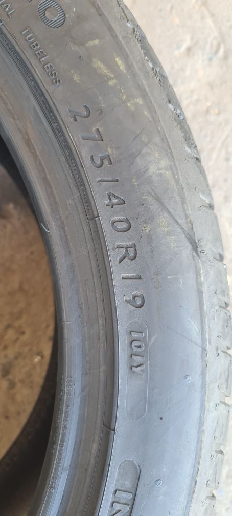 2 anvelope vara fata Dunlop 245/45/19, 2 anvelope vara spate Dunlop 27