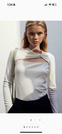 Блуза с детайл H&M