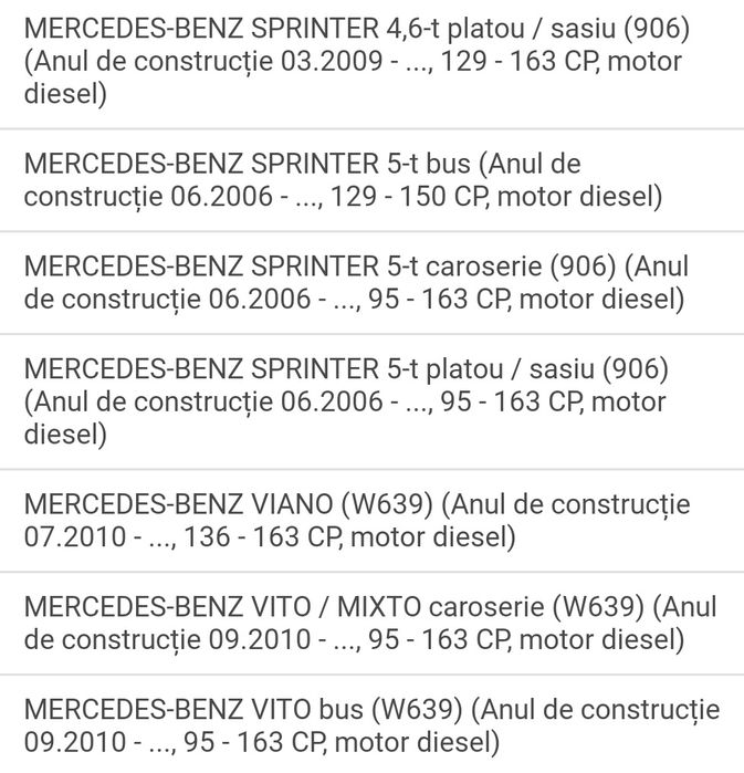 Volantă Sprinter 2009 - 2025 Produs NOU ORIGINAL MERCEDES  ÎN  OFERTĂ