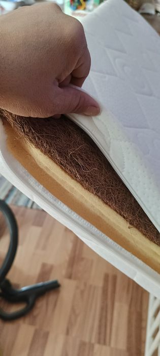 Pătuț copii cu saltea cocos