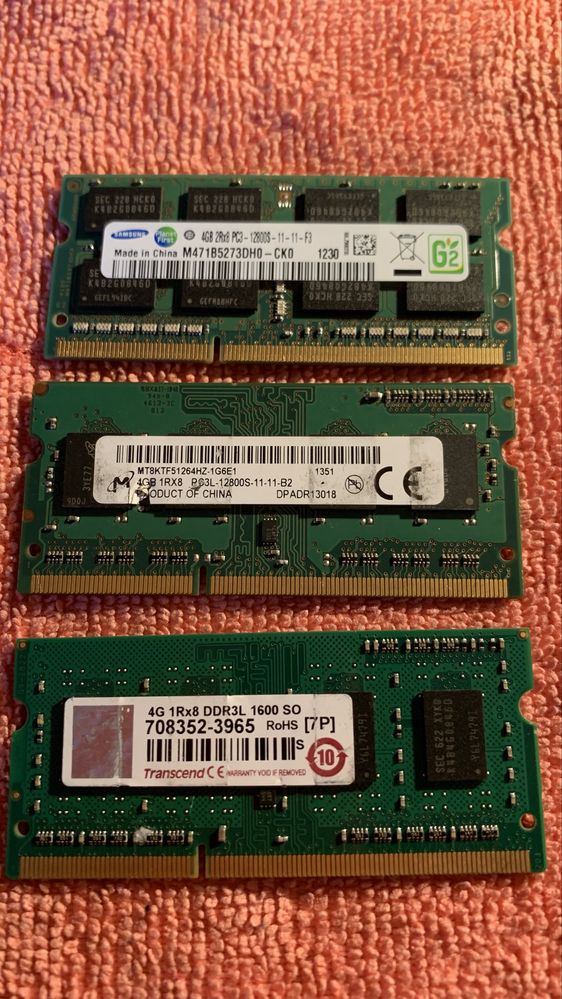 Memorie ram 4-8Gb.DDR4 si 4Gb.DDR3