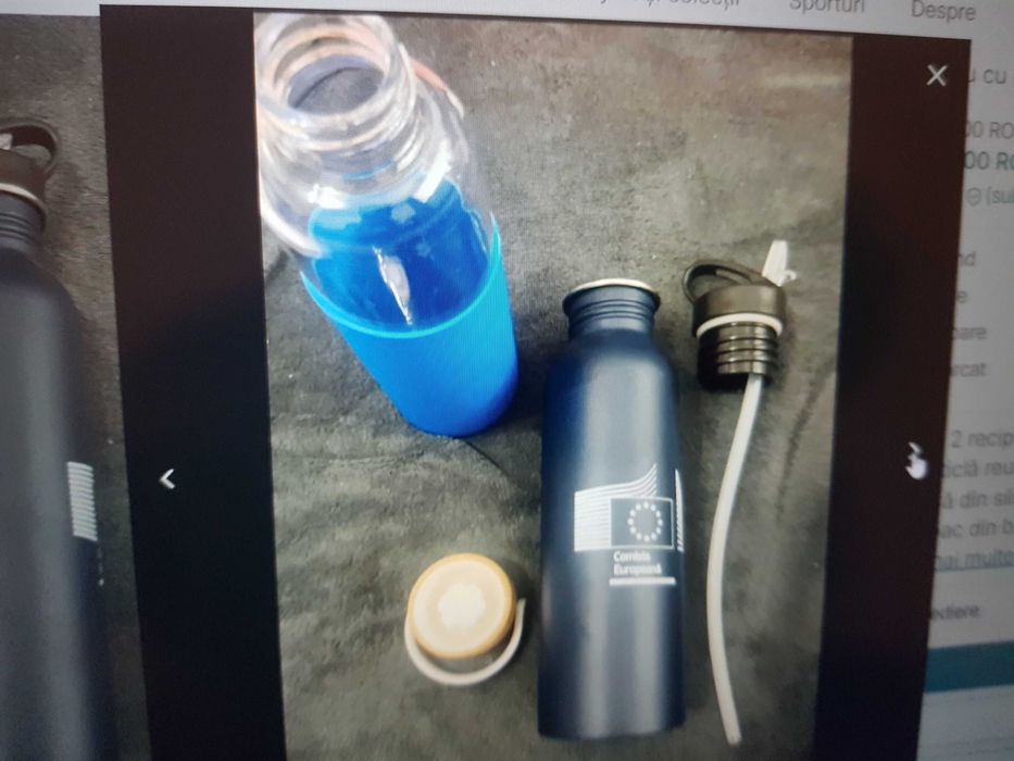 Vand Set 2 Sticle reutilizabile pentru apa