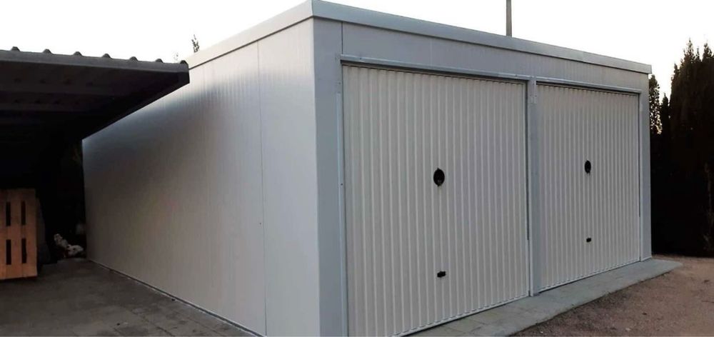 Garaje metalice pe structura ideale pentru masina