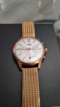 Ceas Henry London rose gold, 41 mm (asemanator Fossil, Michael Kors)