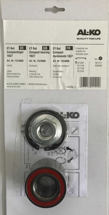 Rulment Remorca Platforma Peridoc Rulote AL-KO compact de la 750kg