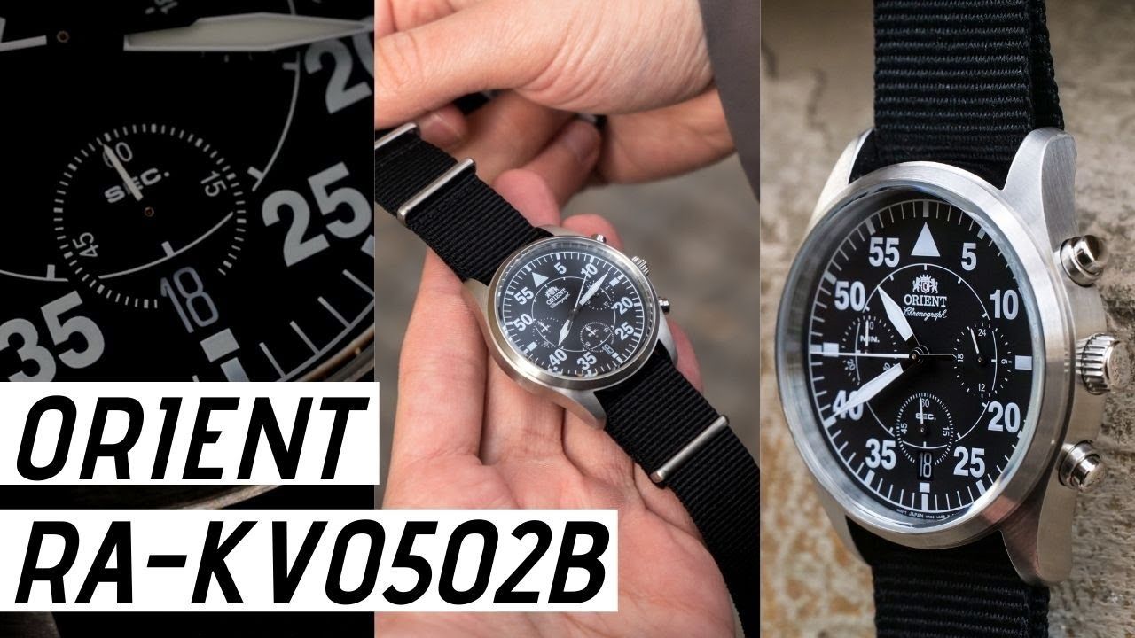 Orient pilot chronograph часы