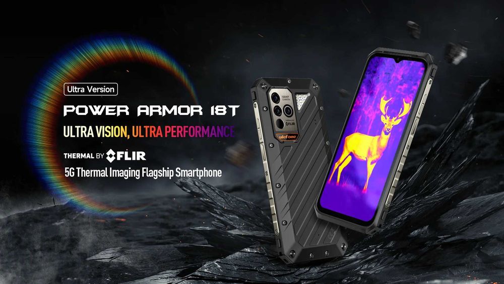 Vand telefon UleFone PowerArmor 18 T (hermal) pro Ultra version