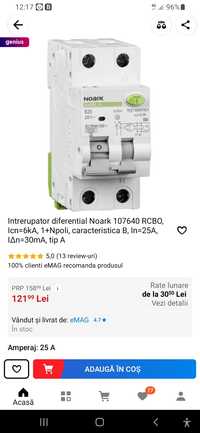 Diferential RCBO 25A