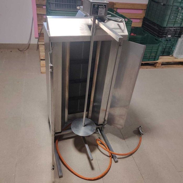 Aparat kebab,rotisor shaorma pe gaz POTIS