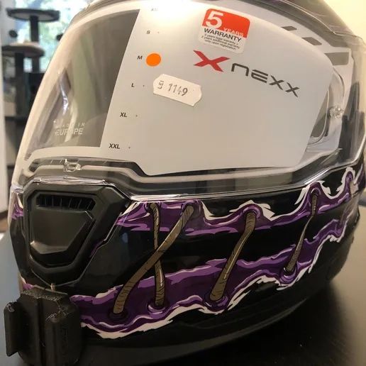 Chin mount/Montura camera GoPro pentru HJC, Nexx, Scorpion, AGV