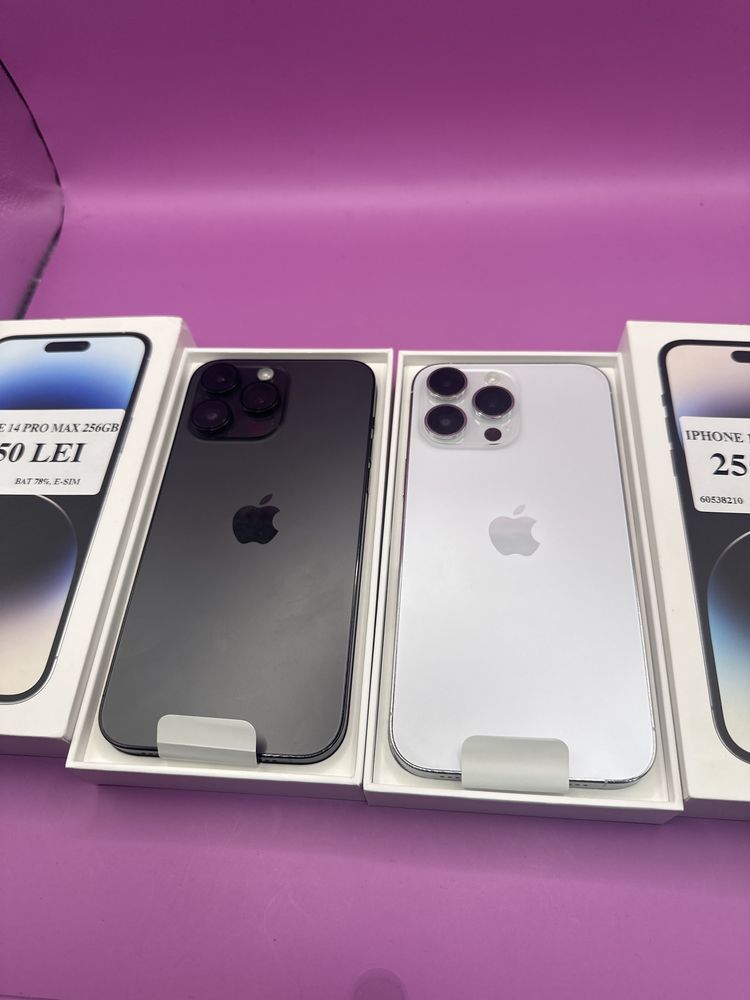 Iphone 14 PRO MAX 256GB E-SIM •Matei Amanet Crangasi•
