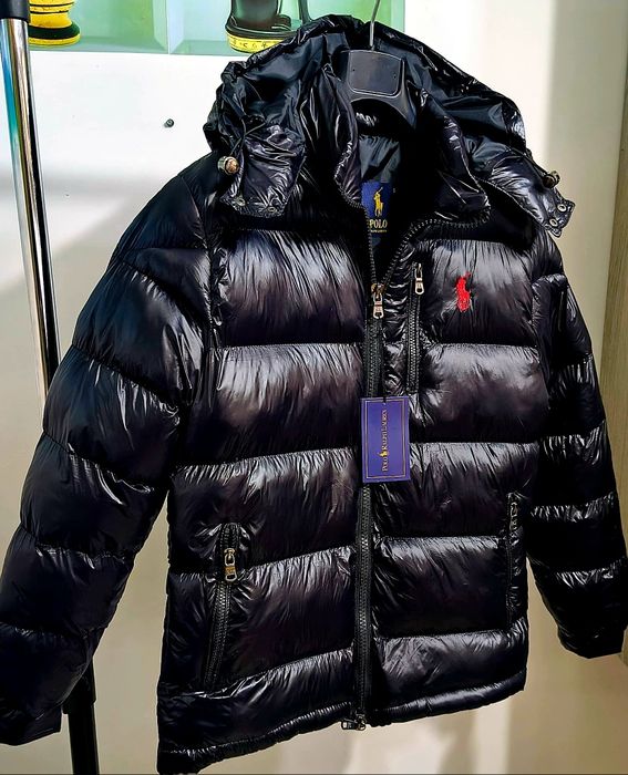 Geaca Polo Ralph The Gorham Glossed umplutura puf calitate premium