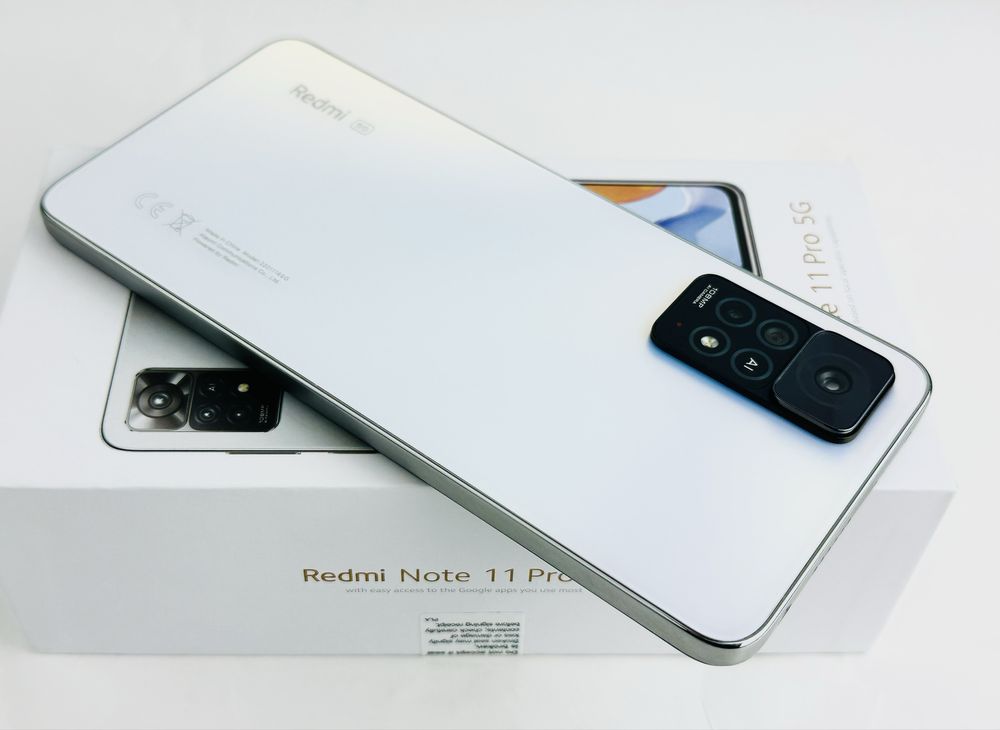Xiaomi Redmi Note 11 Pro 5G 128GB 6RAM White Перфектен! Гаранция!