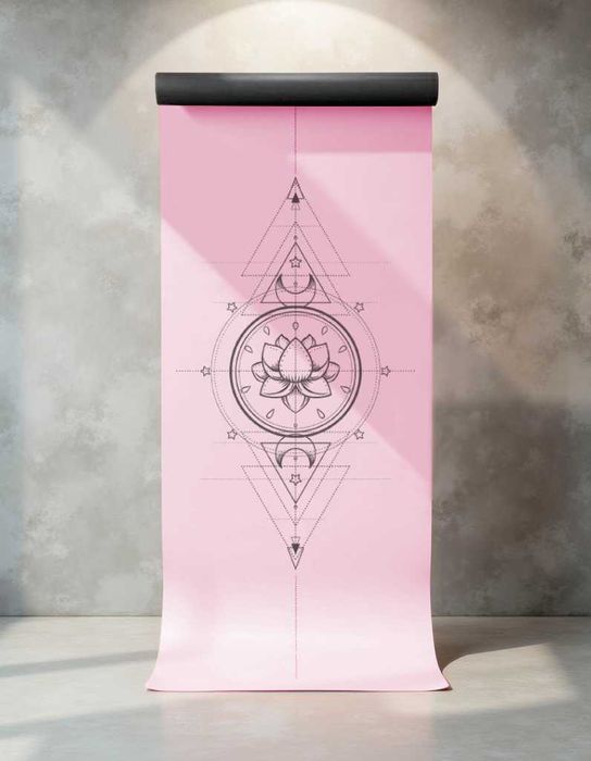 Коврик для йоги Lotos Розовый