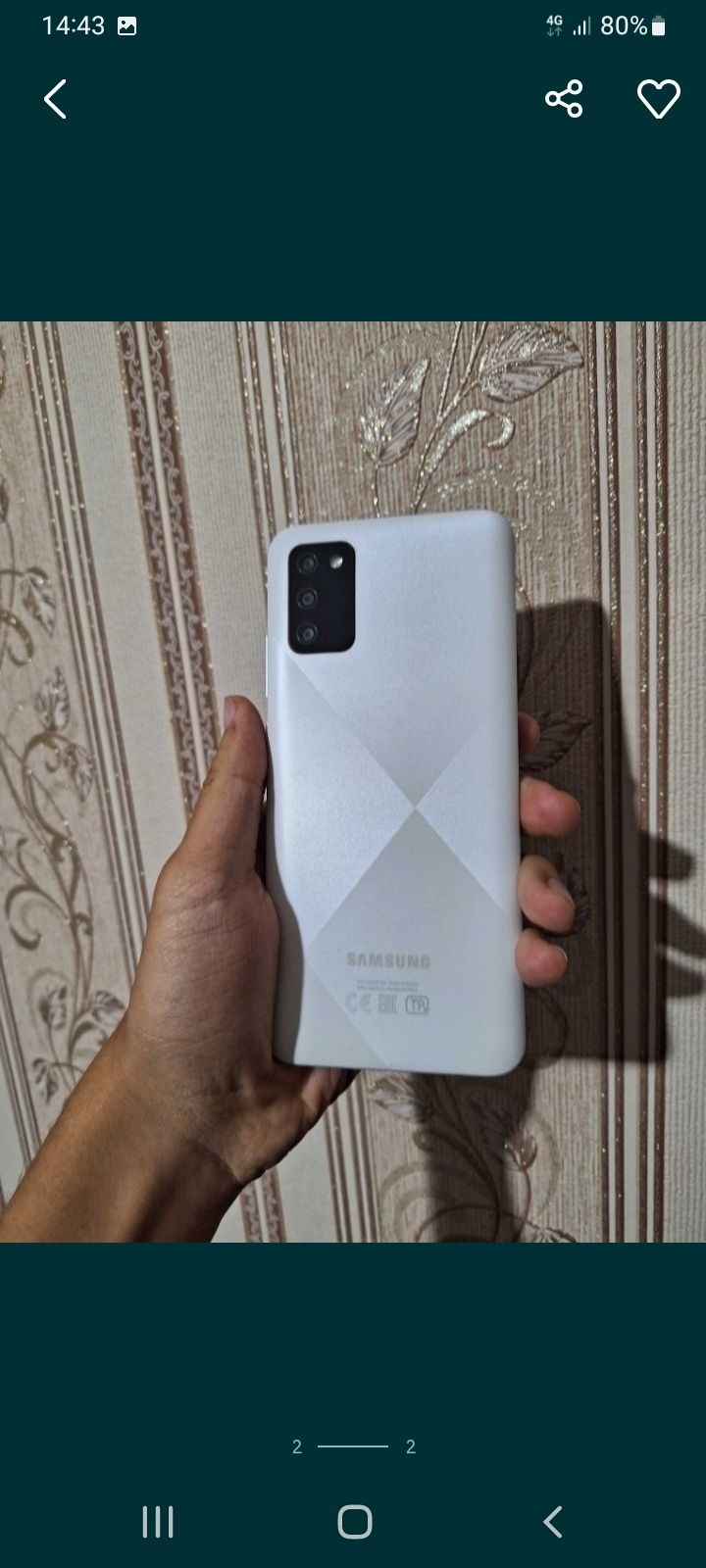 Samsung A02s sotiladi