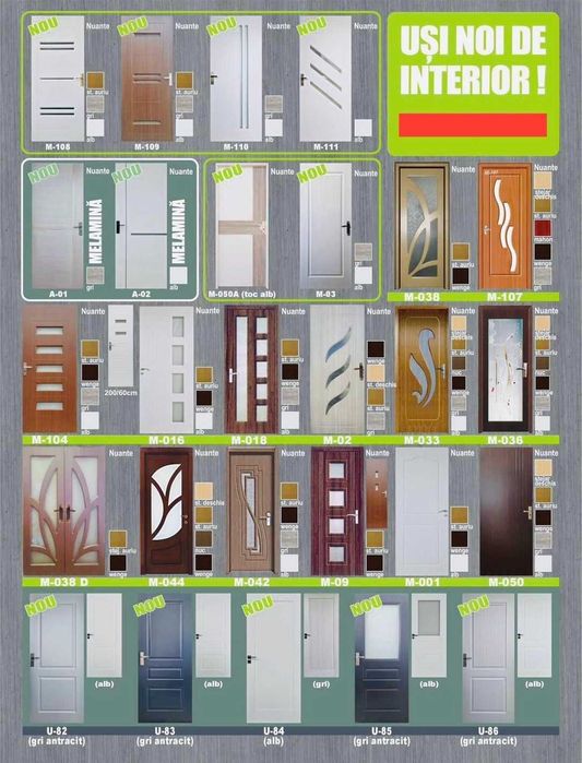 Usi Interior Diverse Modele Si Culori