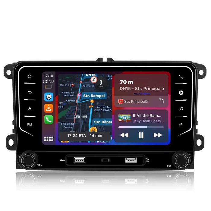 Navigatie Dedicata Volkswagen, QuadCore, 7Inch, 4Gb Ram, 64Gb stocare