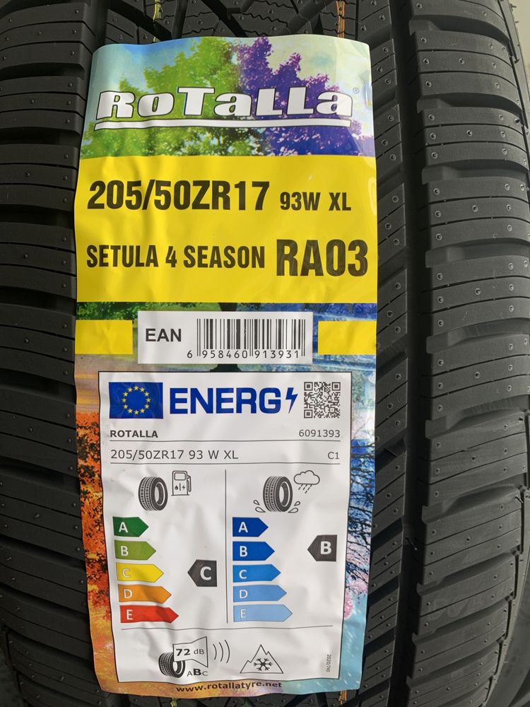 Нови всесезонни гуми ROTALLA SETULA 4 SEASON 205/50R17 93W НОВ DOT