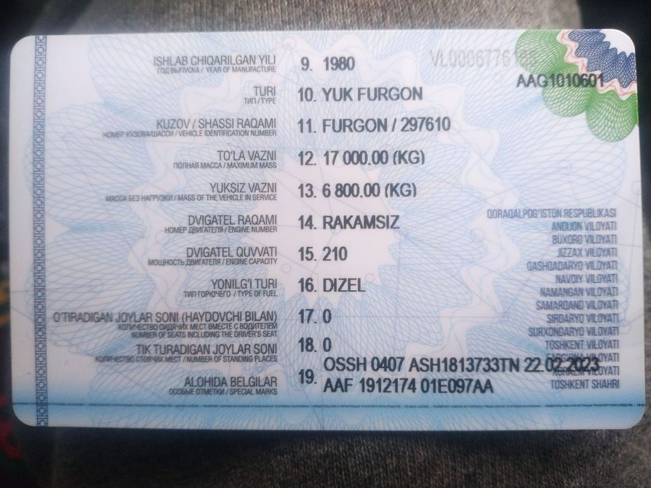 Kamaz furgonli xolati yaxshi