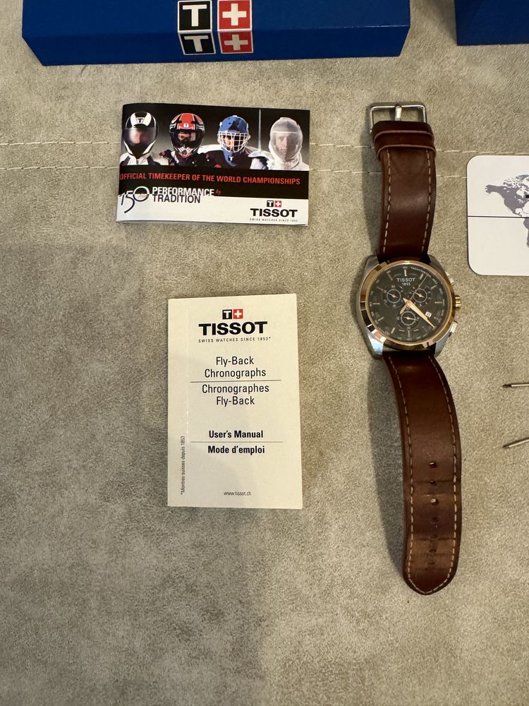 Часовник Tissot Couturier Chronograph Dual Tone