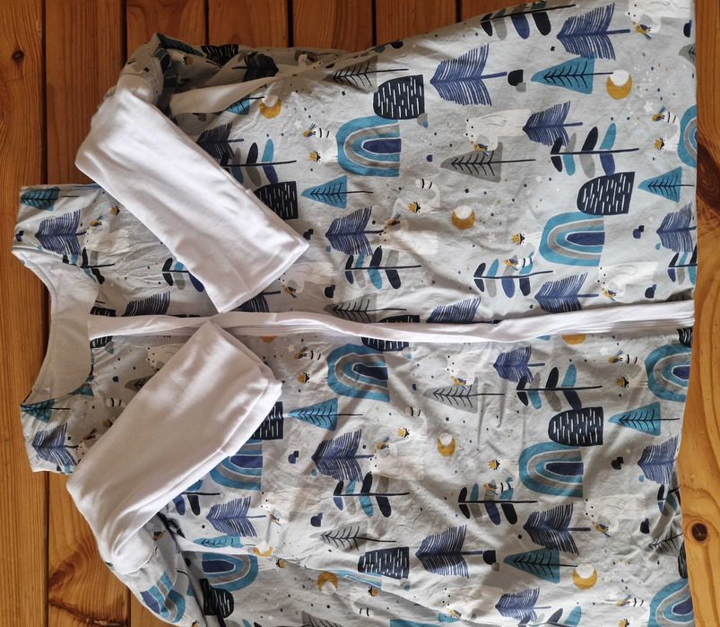 Angel baby зимен чувал с крачета БЕЛИ МЕЧЕТА възраст 9-12 години НОВ