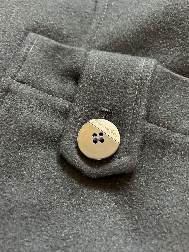 Jacheta/ Palton din stofa lana 100% Trussardi originala femei