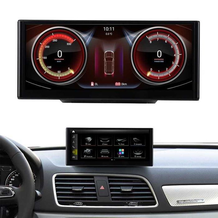 Мултимедия за Audi Q3 Двоен дин Android навигация Ауди Q3 дисплей
