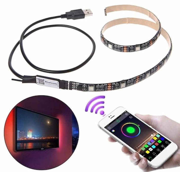 Banda Led TV Banda Led RGB USB Banda Led 5V Banda Led Bluetooth RGB