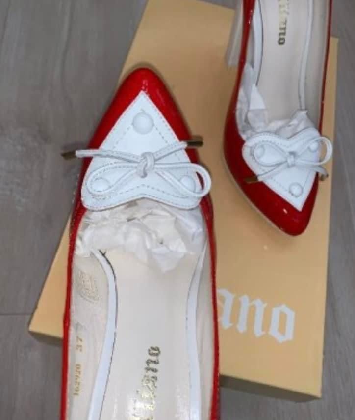John Galliano червени обувки