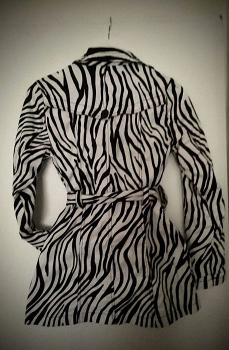 Летен шлифер принт зебра, размер М
