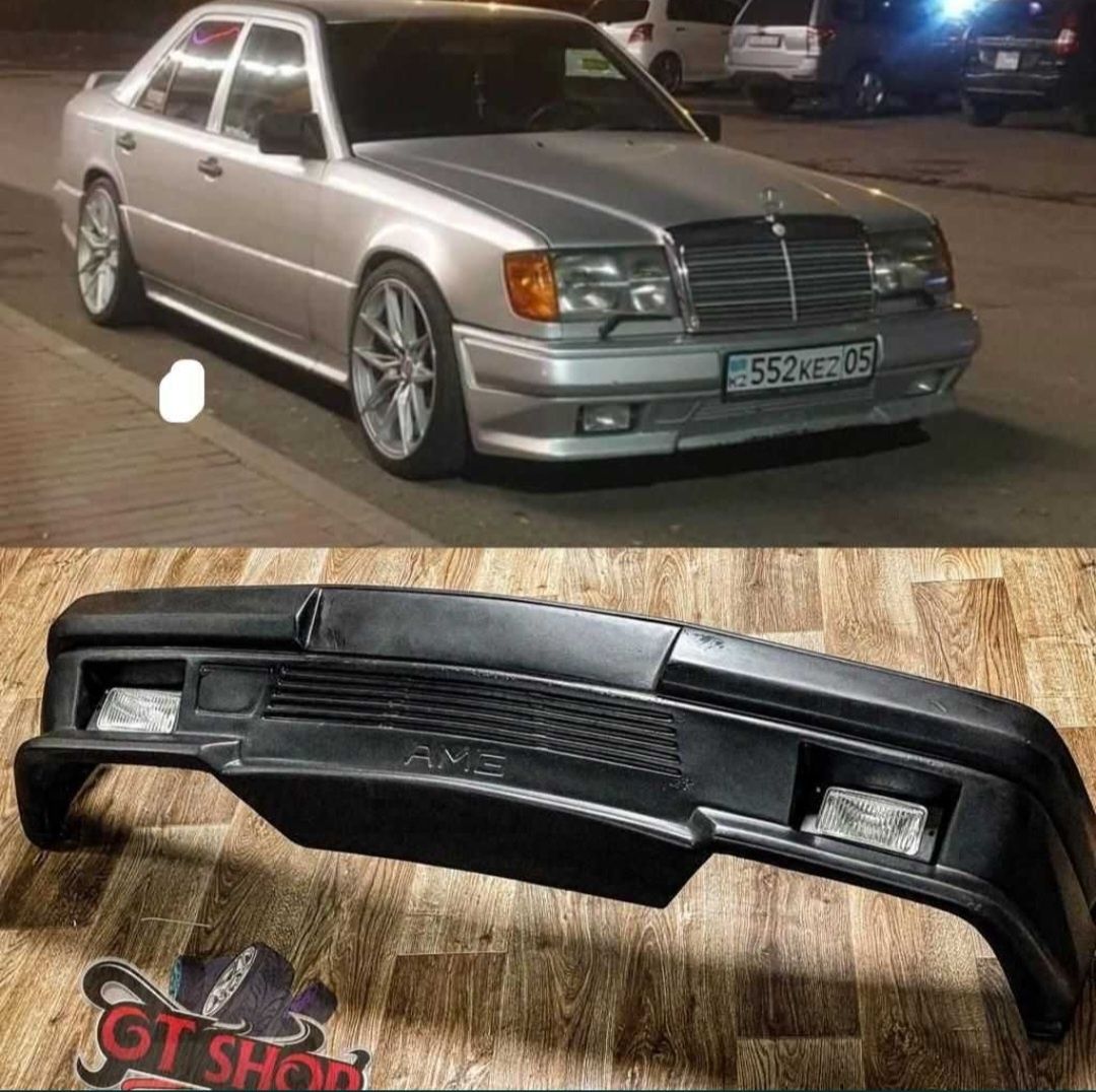 Бампер Мерс  w124 Бампер Пороги Спойлер Фары