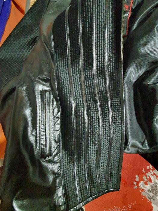 Geaca TIGER,model de lux, exclusivist, blana/piele naturala de ponei