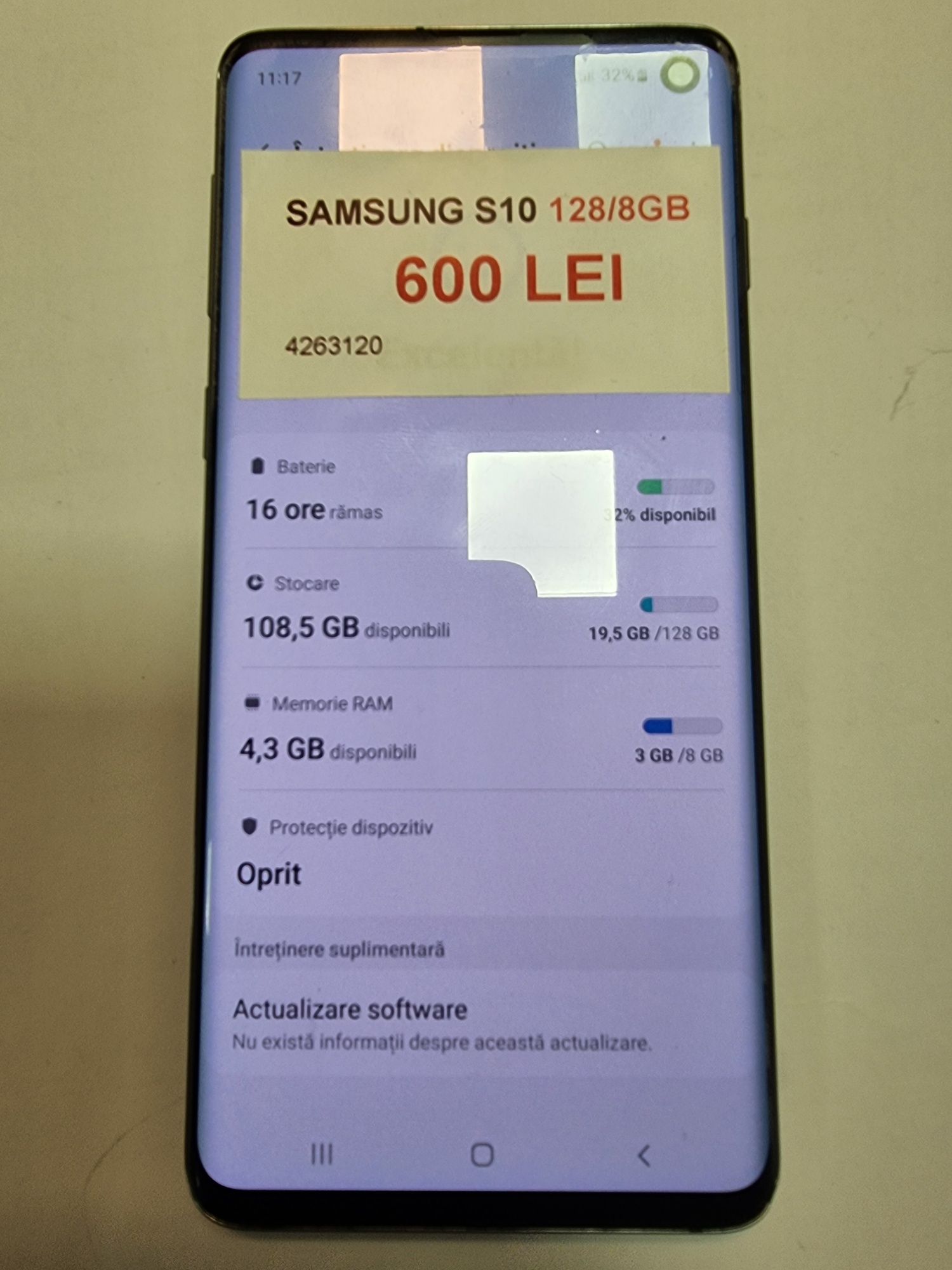 SAMSUNG S10 128/8GB•Amanet Lazar Crangasi•426312