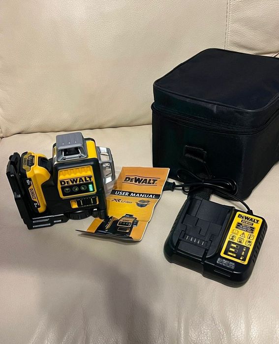 Laser Dewalt 360 nivela NOUA linii verzi DW089LG 12V cu Touchscreen