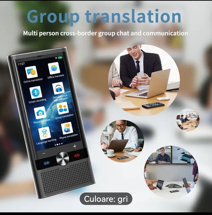 Traducător/translator inteligent, AI, nou, la cutie